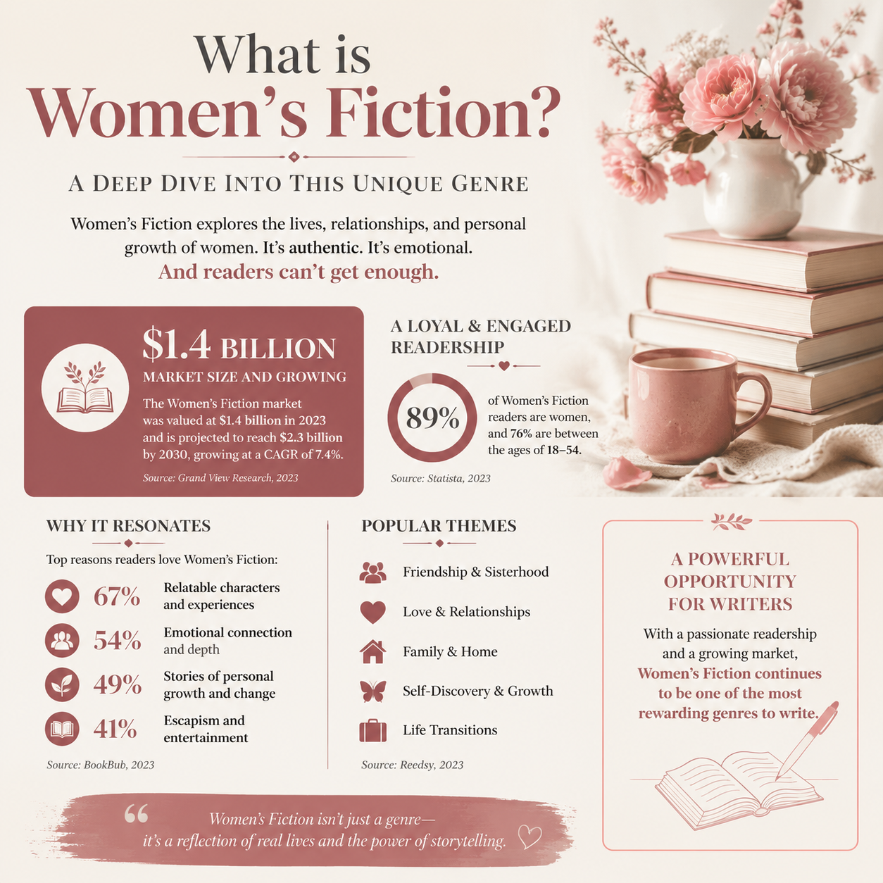 What is Women's Fiction? A Deep Dive into This Unique Genre statistics