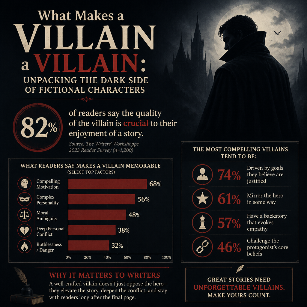 What Makes a Villain a Villain: Unpacking the Dark Side of Fictional Characters statistics
