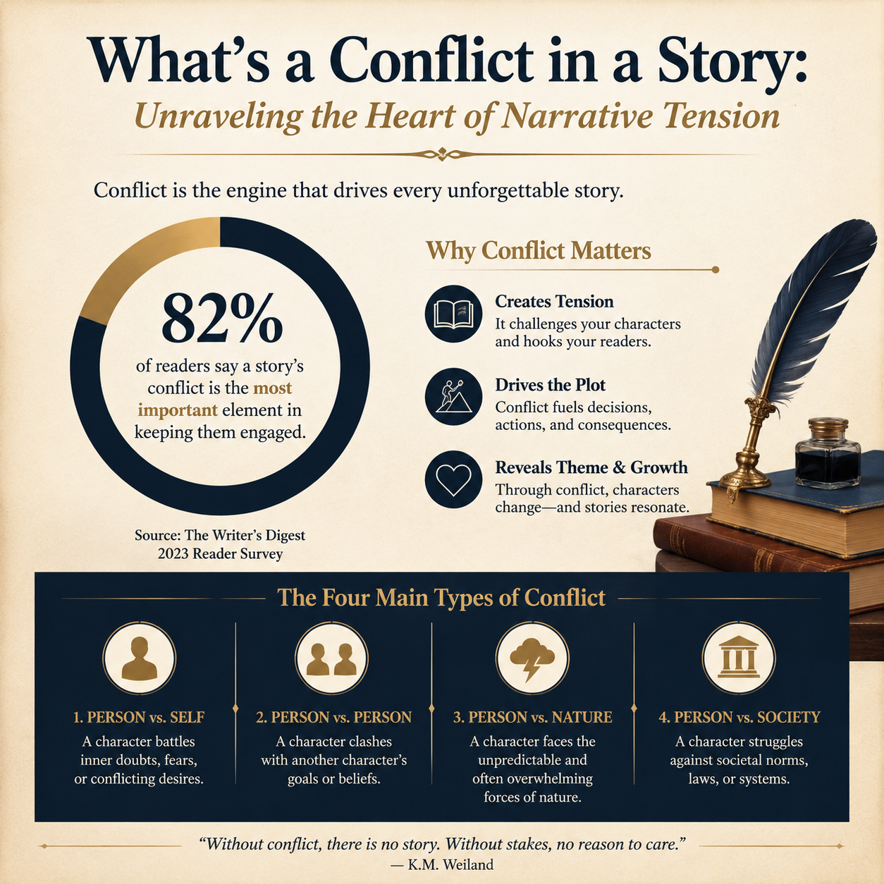 What’s a Conflict in a Story: Unraveling the Heart of Narrative Tension statistics