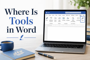 Де знаходяться інструменти в Word - Adazing