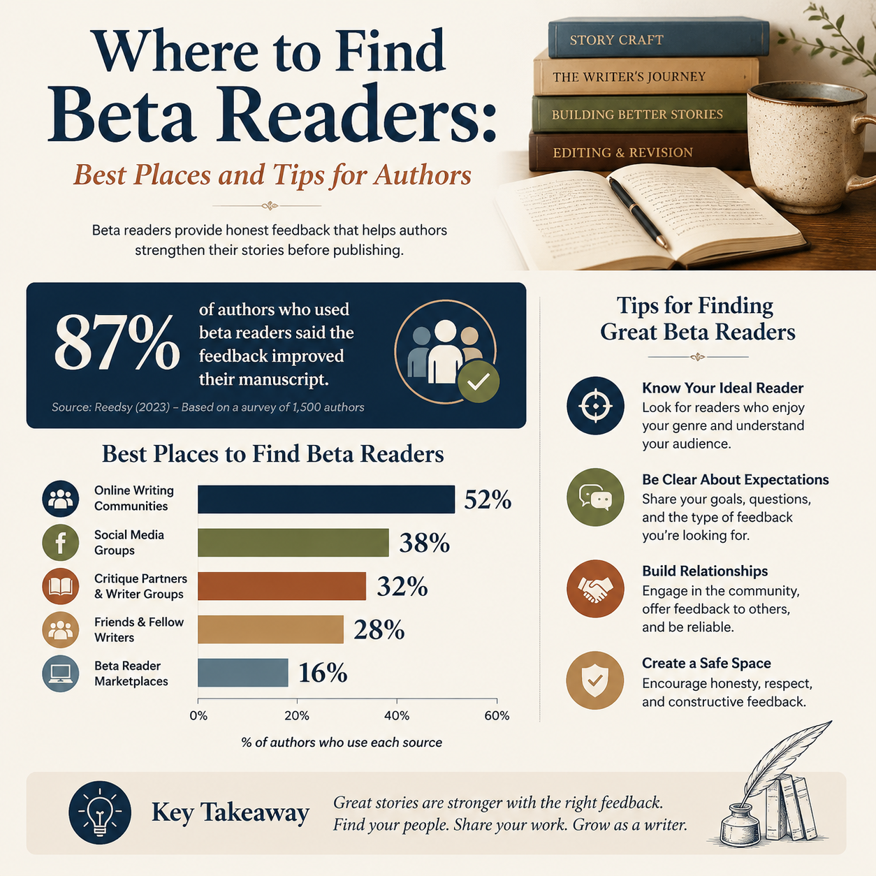 Where to Find Beta Readers: Best Places and Tips for Authors statistics