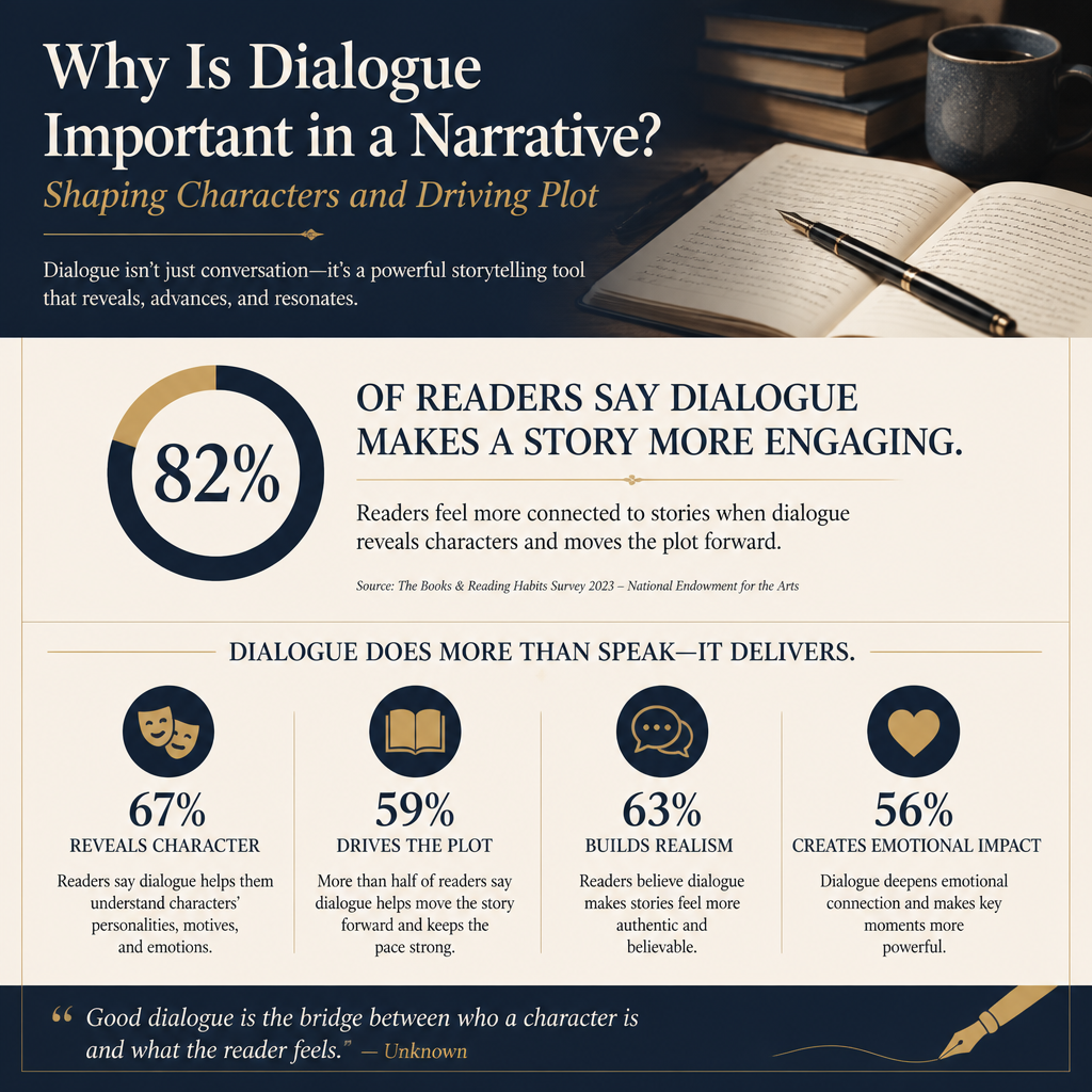 Why Is Dialogue Important in a Narrative? Shaping Characters and Driving Plot statistics