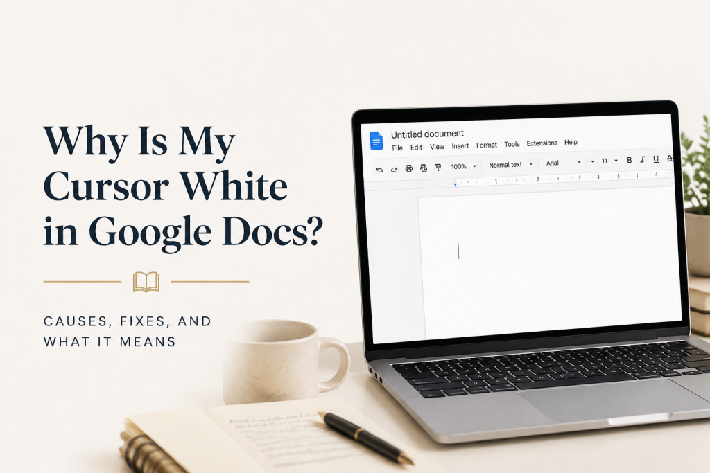 Warum ist mein Cursor in Google Docs weiß? - Adazing