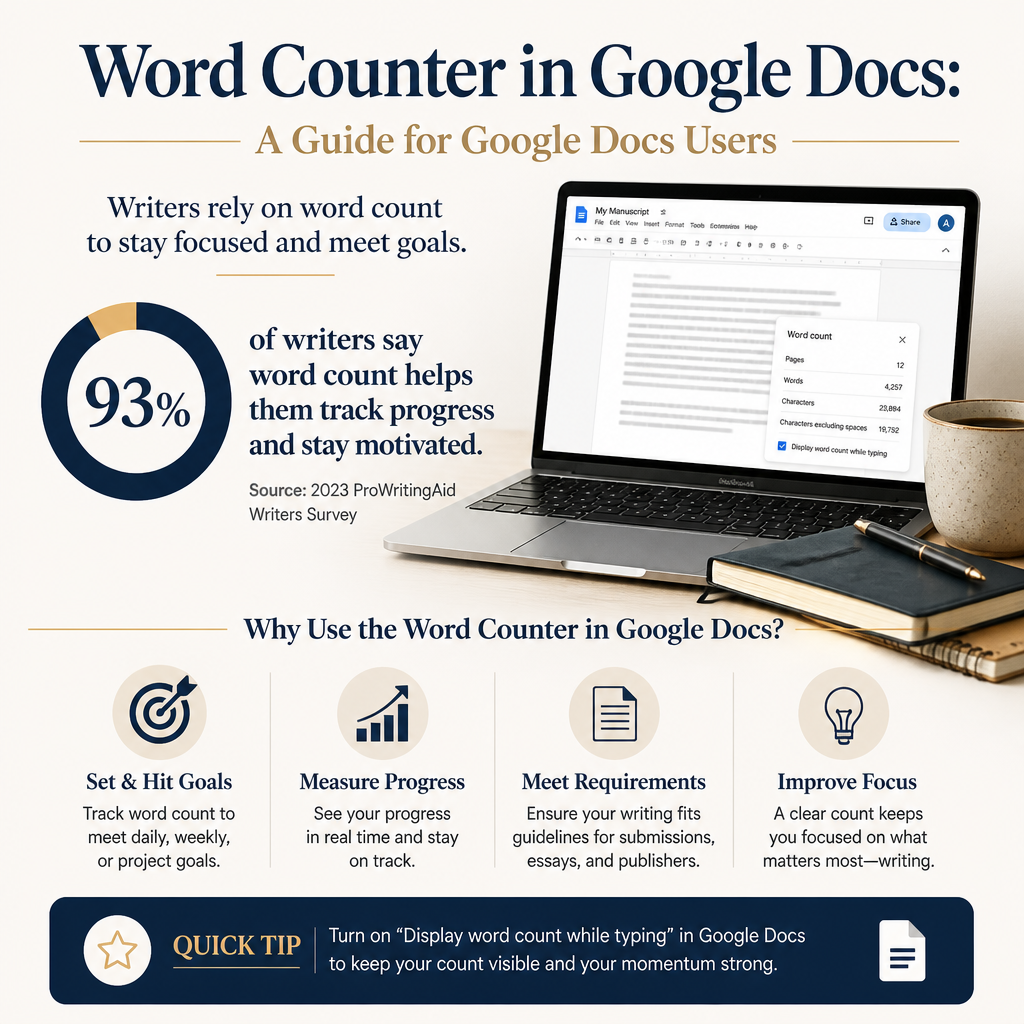 Word Counter in Google Docs: A Guide for Google Docs Users statistics