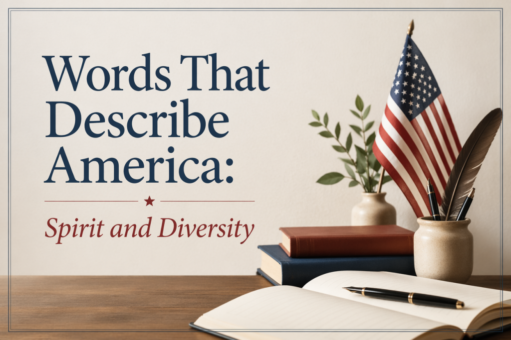 Usa Describing Words That Describe America: Spirit and Diversity - Adazing
