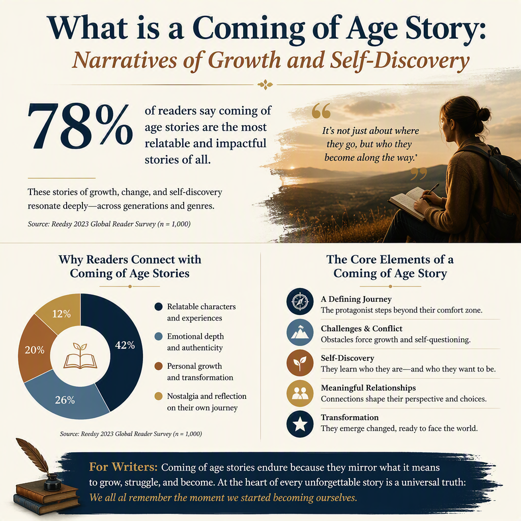 What is a Coming of Age Story: Narratives of Growth and Self-Discovery statistics