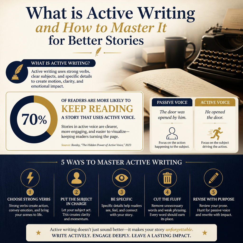 What is Active Writing and How to Master It for Better Stories statistics