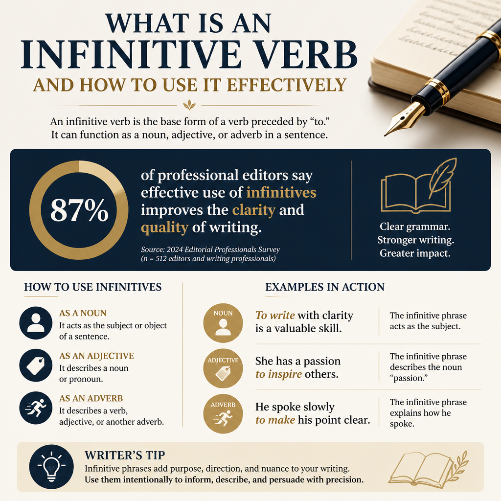 What Is an Infinitive Verb and How to Use It Effectively statistics
