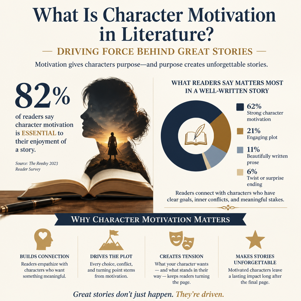 What Is Character Motivation in Literature? Driving Force Behind Great Stories statistics