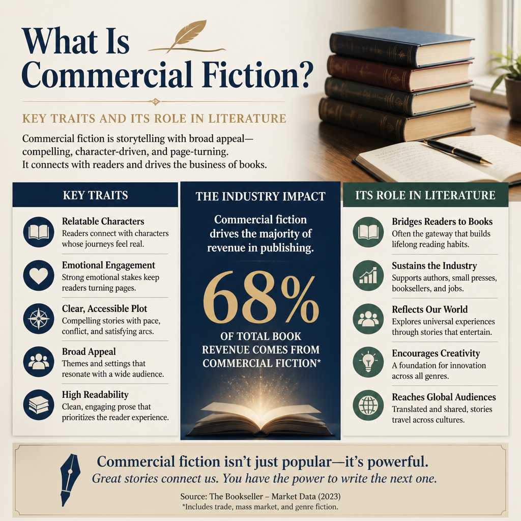 What Is Commercial Fiction? Key Traits and Its Role in Literature statistics