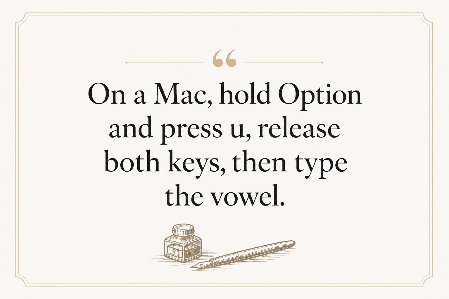 Key insight about Mastering Umlaut in Word