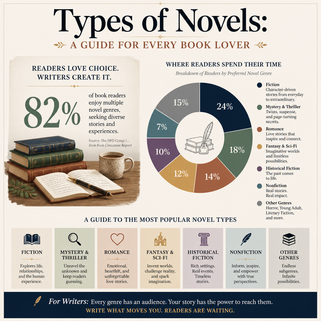 Types of Novels: A Guide for Every Book Lover statistics
