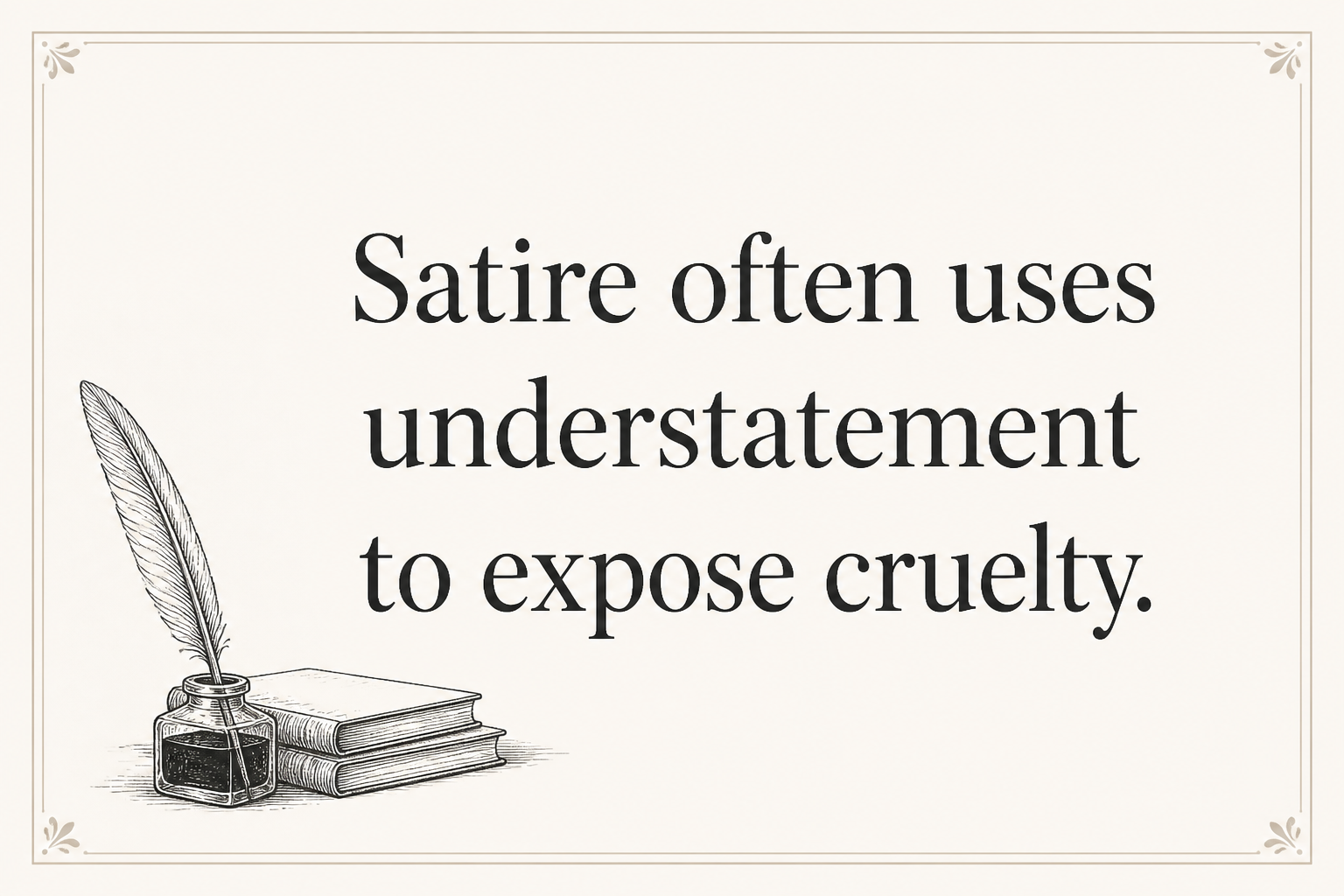 Key insight about Understatement in Literature: Exploring The Power of Subtlety
