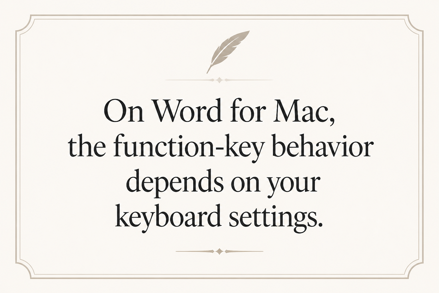 Key insight about Update All Fields in Word
