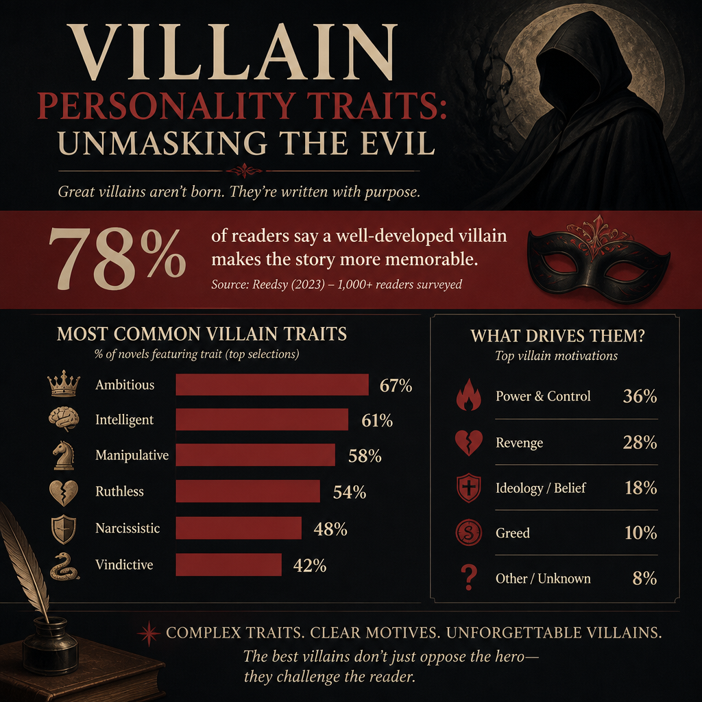 Villain Personality Traits: Unmasking the Evil statistics