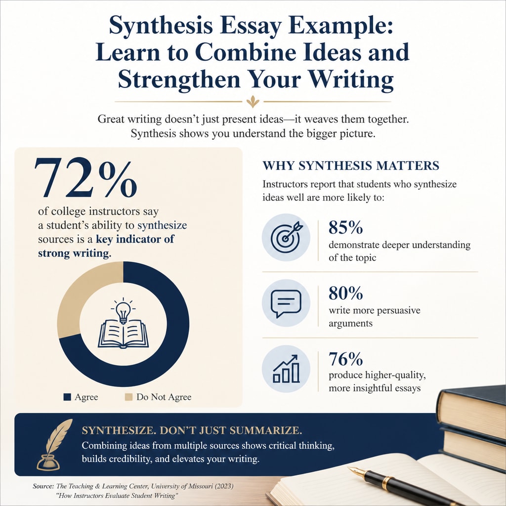 Synthesis Essay Example: Learn to Combine Ideas and Strengthen Your Writing statistics