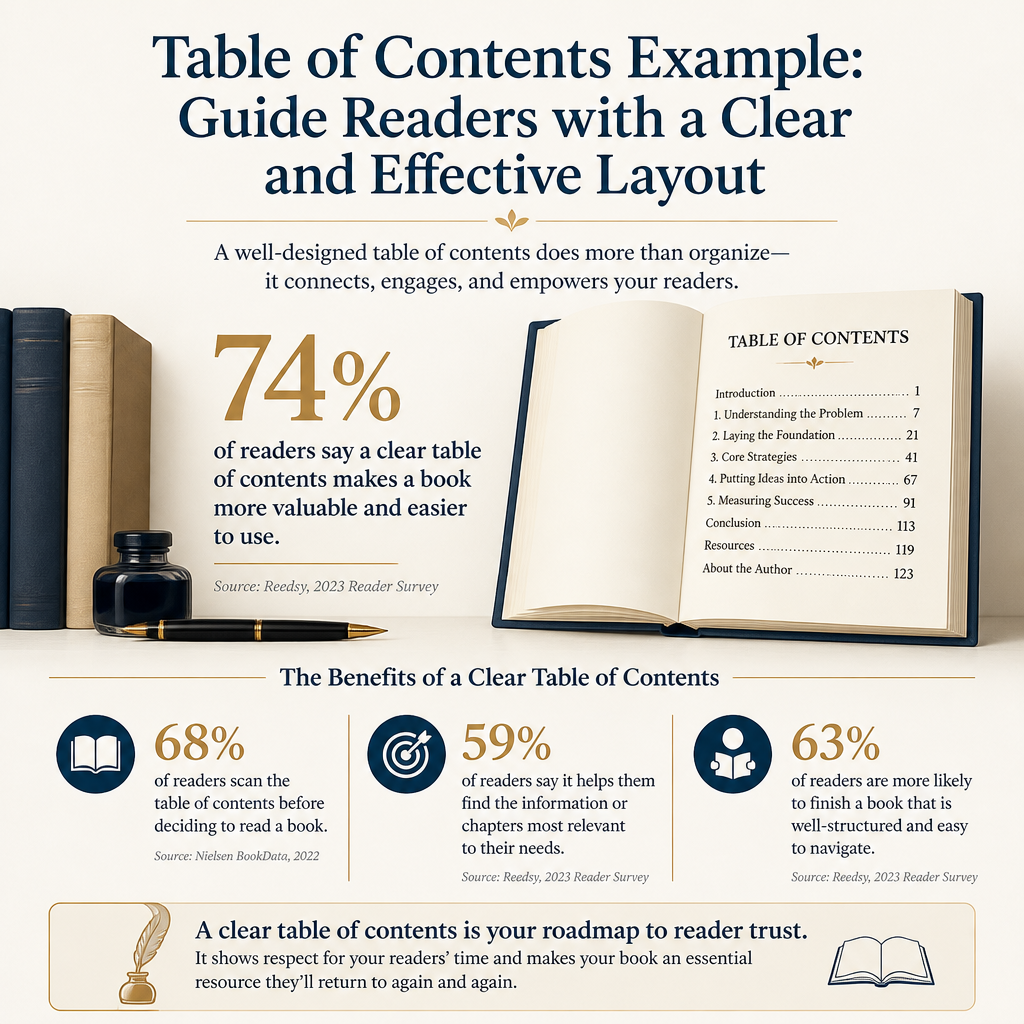 Table of Contents Example: Guide Readers with a Clear and Effective Layout statistics