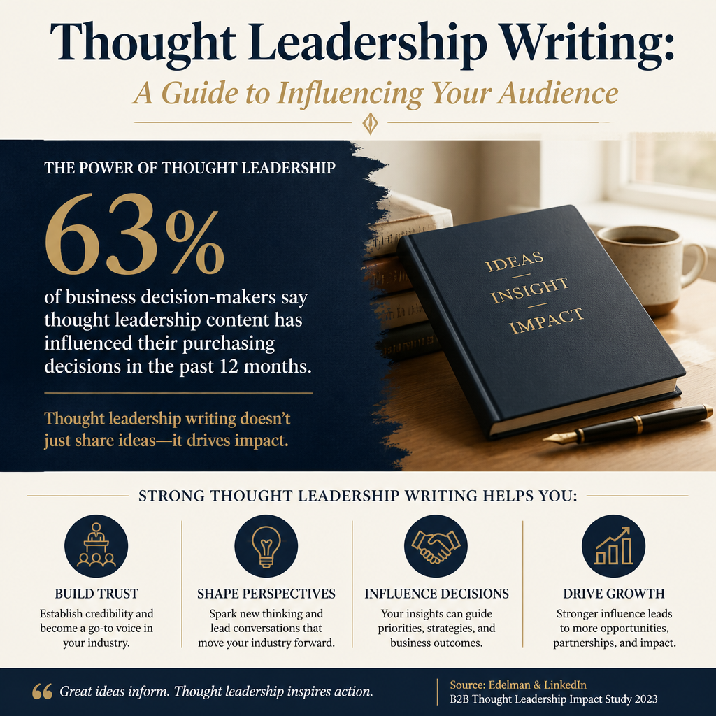 Thought Leadership Writing: A Guide to Influencing Your Audience statistics