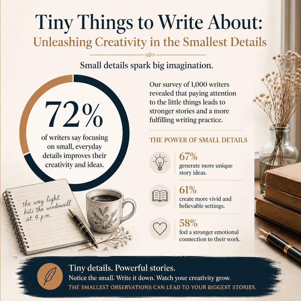 Tiny Things to Write About: Unleashing Creativity in the Smallest Details statistics