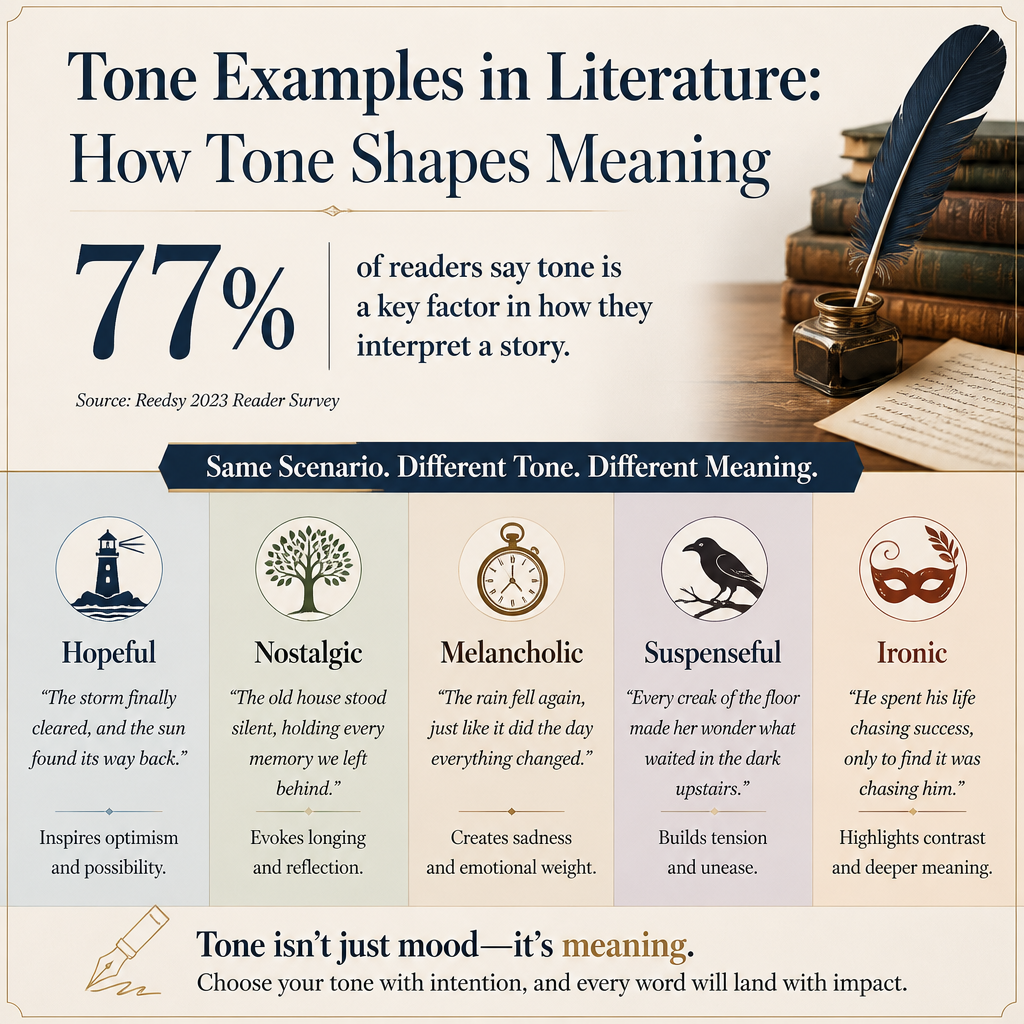 Tone Examples in Literature: How Tone Shapes Meaning statistics